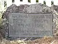 Plaque in front of Nicasio Schoolhouse