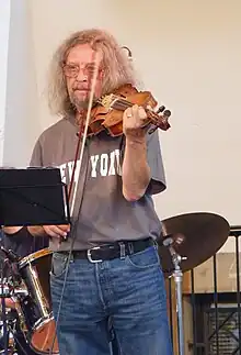 Jiří Kabeš with The Plastic People of the Universe in Brno (2010)