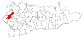 Location in Călărași County