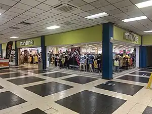 Marianne at the mall in 2021, an original opening day tenant.