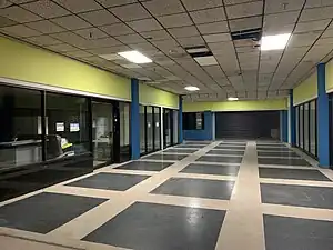 Former Farmacias El Amal wing at the mall in 2021, most vacant area in the mall.