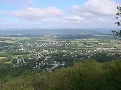 Pleasant Gap as seen from Big Rock