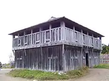 Recreated fort; the original fort also served as First Parish Church in Plymouth and a colony meeting house on Burial Hill.