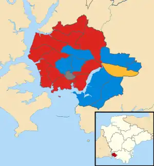 2004 results map