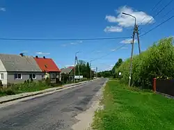 National road in Dobrzyniewo Fabryczne