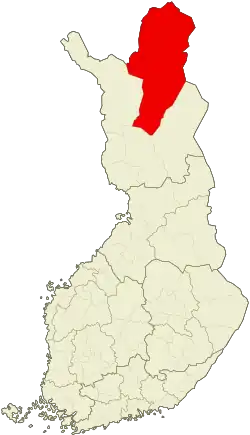 Location of Northern Lapland