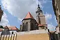 View on the monastery from west side