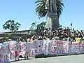 A protest against police brutality and xenophobia Feb 2007