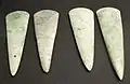 Polished jade axes, Carnac, c. 4500 BC