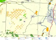 Map of Polk County