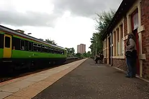 Pollokshaws Road, Pollockshaws West Station Including Embankment Wall To Street