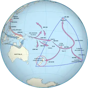 Image 48The Polynesian spread of colonization in the Pacific (from Polynesia)