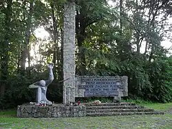 Monument commemorating the Polish victims of German camp Heidelager, Pustków 2009