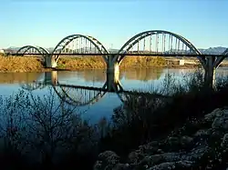 Bridge over the Ebre river at Móra d'Ebre.