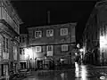 Traditional Galician houses in the square