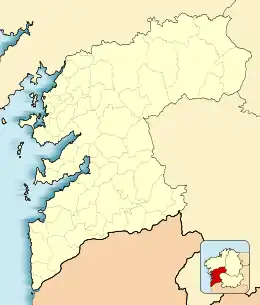 Redondela is located in Province of Pontevedra