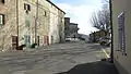 Piazza Lazzaro Papi, the main village square