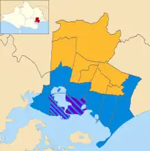 2011 results map