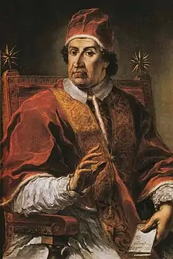 Portrait of Clement XI by Pier Leone Ghezzi, c. 1708 – c. 1712, Museo di Roma