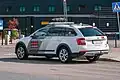 Securitas patrol vehicle in Copenhagen, Denmark contracted to provide port security