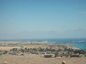 Panoramic view of Nuweiba and Port of Nuweiba