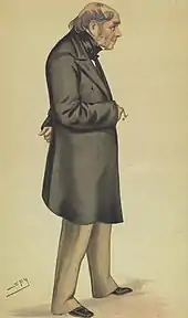 Captioned "Steel", Sir Henry Bessemer by Leslie Ward in the 6 November 1880 issue