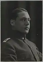 Portrait of Jorma Gallen-Kallela shortly after the Finnish Civil War, 1918