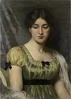 Portrait of a Woman, 1886 in the collection of the Rijksmuseum