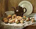 Brown Teapot and 'Pot au Feu'Oil on Canvas1935