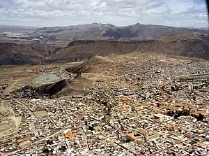 Potosí, capital of the Tomás Frías Province and the Potosí Department