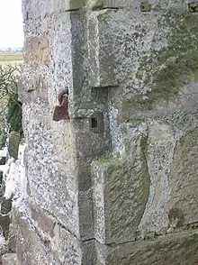 Details of the lock on the gunpowder magazine