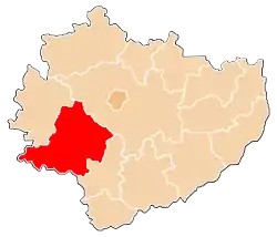 Location within the voivodeship