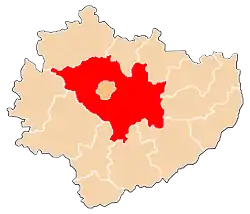 Location within the voivodeship