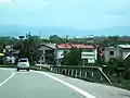 Entering Pozdišovce from the west, on the main road between Košice and Michalovce