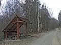 Shelter for hikers and cyclists