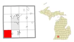 Location within Kalamazoo County