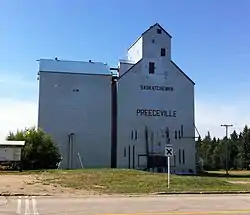 The grain elevator in Preeceville