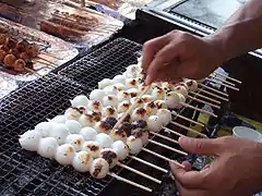 Mitarashi dango