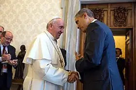 Image 128Pope Francis with U.S. President Barack Obama, 2014 (from 2010s)