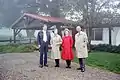 The Reagans with Elizabeth II and Prince Philip, Duke of Edinburgh, 1983