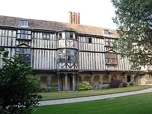 The President's Lodge, as seen from Cloister Court