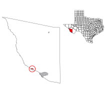 Location of Presidio, Texas