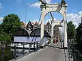 Sloterdijkerbrug, a wooden drawbridge to Prinseneiland