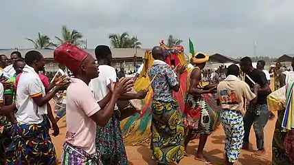 Festival procession.