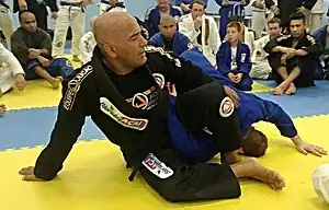 Professor Ailson 'Jucao' Brites Demonstrating an Omoplata Variation