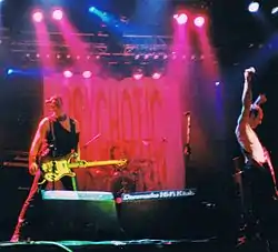 Psychotic Youth at the Roskilde Festival 1990.