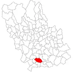 Location in Prahova County