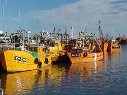 Fishing trawlers in Puerto Rawson