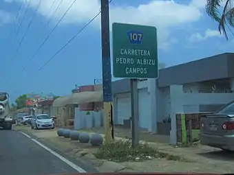 Puerto Rico Highway 107 north near Crash Boat Beach