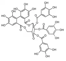 Chemical structure of punicafolin